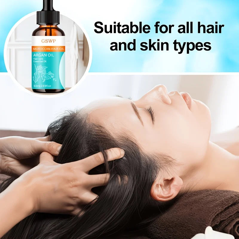 Argan Oil Hair Care – Deep Hydration, Anti-Frizz, Split End Repair
