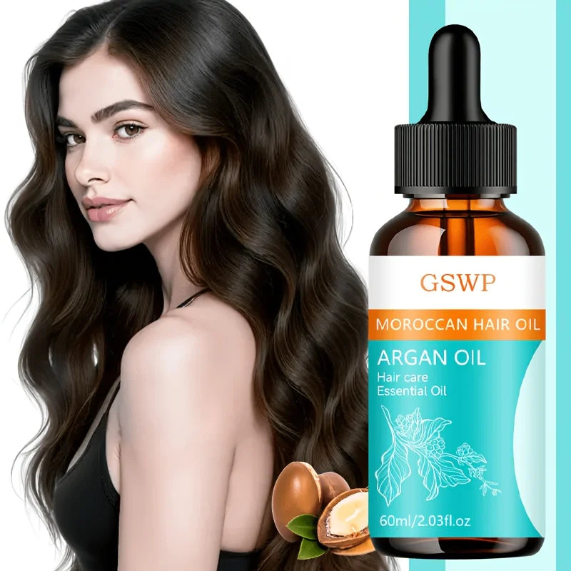 Argan Oil Hair Care – Deep Hydration, Anti-Frizz, Split End Repair