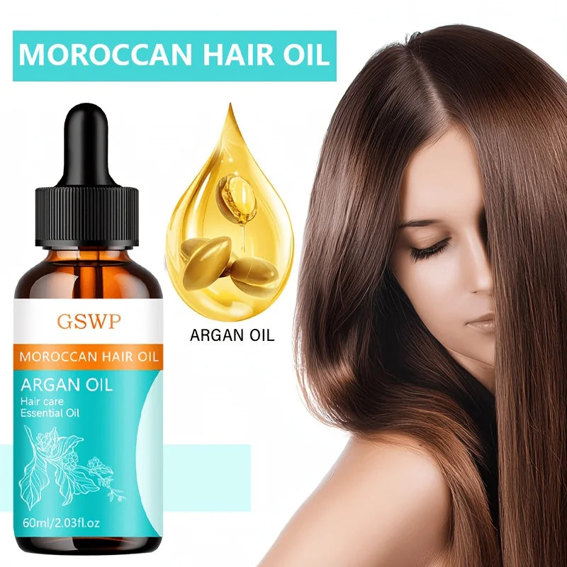 Argan Oil Hair Care – Deep Hydration, Anti-Frizz, Split End Repair