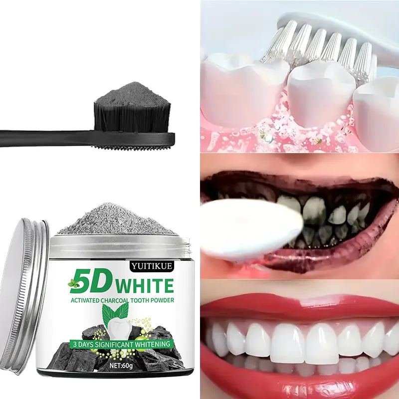 Bamboo Charcoal Teeth Whitening Powder – Natural Deep Clean