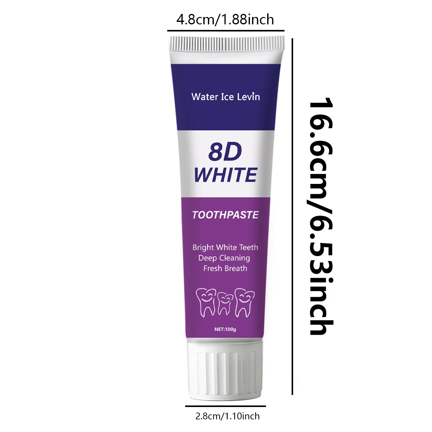 8D Snow Toothpaste – Deep Cleansing, Natural Plant Extracts