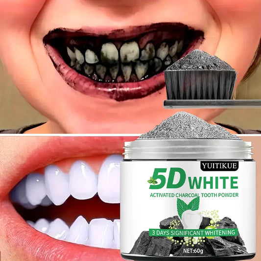 Bamboo Charcoal Teeth Whitening Powder – Natural Deep Clean
