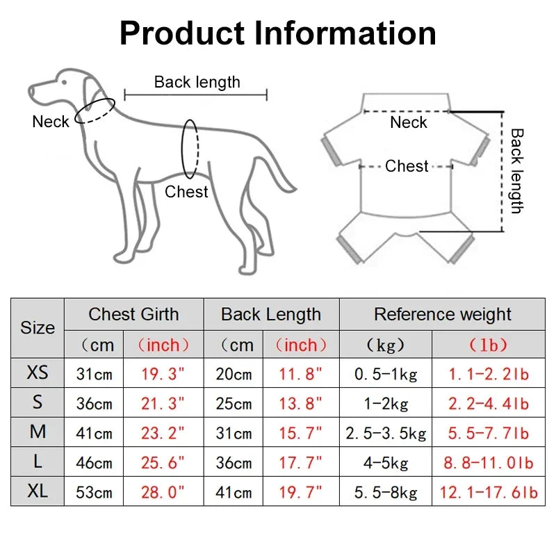 Small Dog Pajamas – Soft Stretch Onesie for Chihuahua & Yorkie