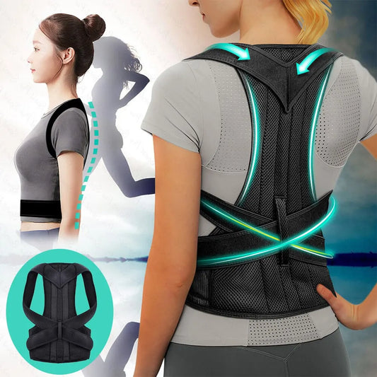 Posture Corrector Belt – Adjustable Spine & Shoulder Support