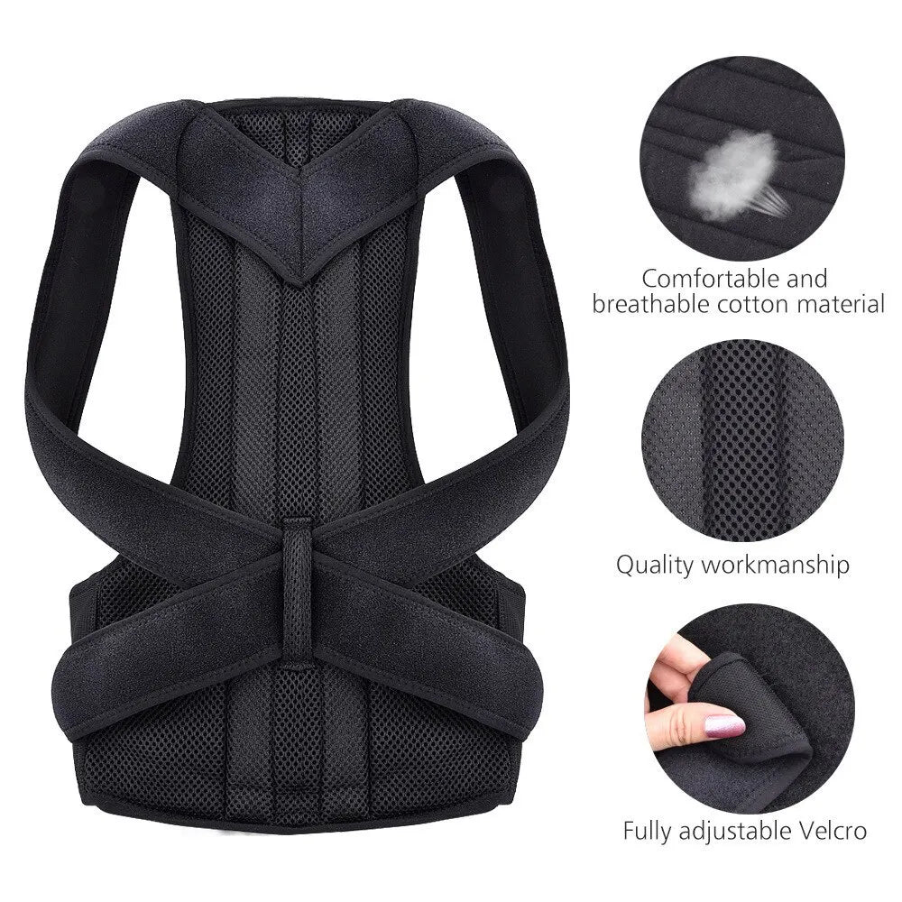 Posture Corrector Belt – Adjustable Spine & Shoulder Support
