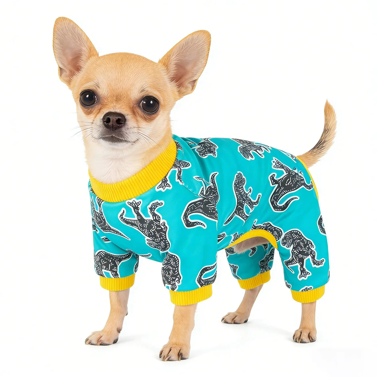 Small Dog Pajamas – Soft Stretch Onesie for Chihuahua & Yorkie