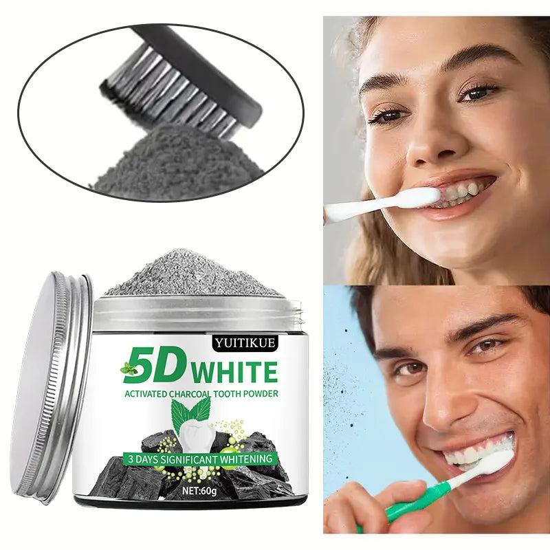 Bamboo Charcoal Teeth Whitening Powder – Natural Deep Clean